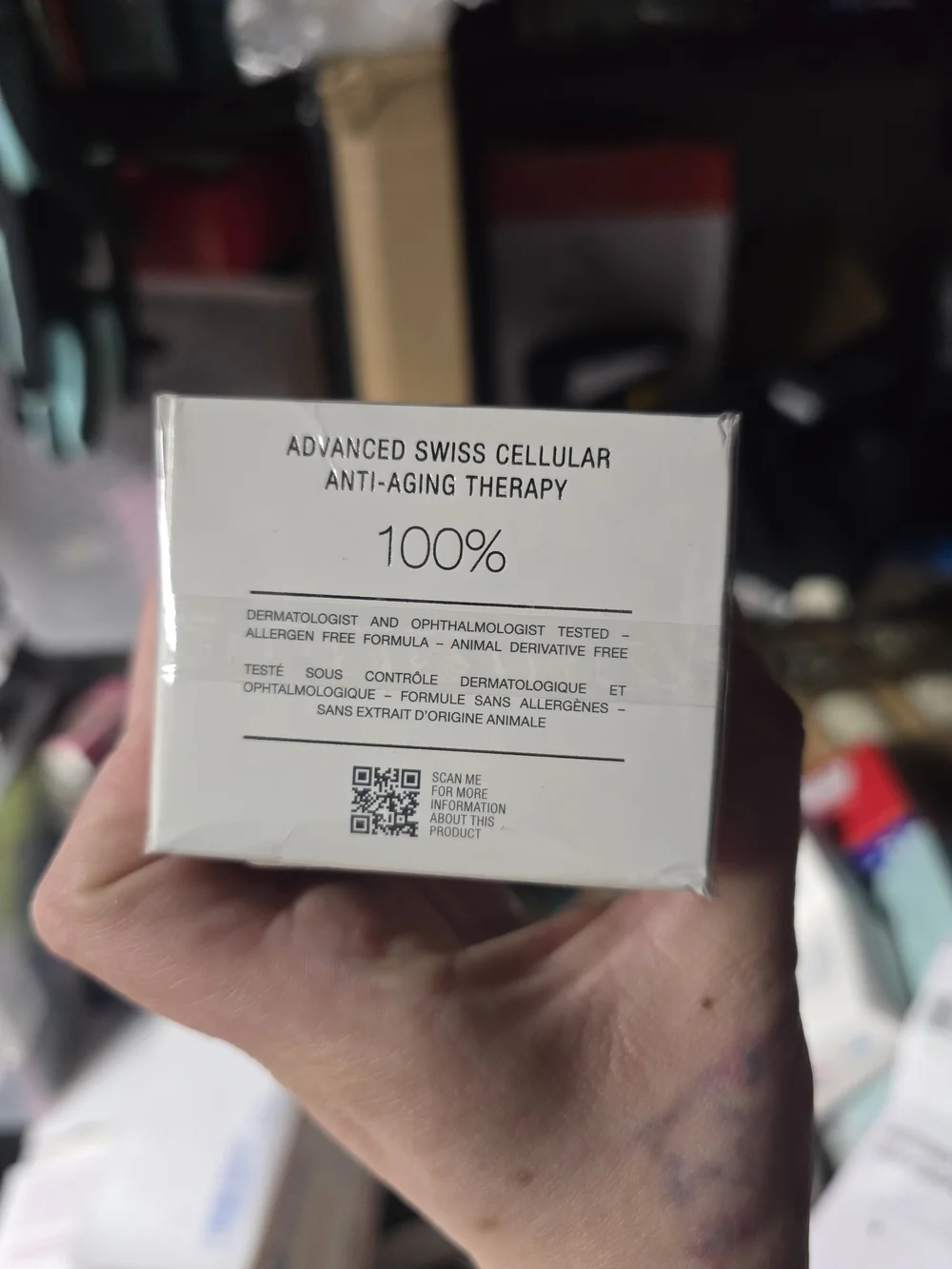 Exclusive Cellular Wrinkle Prohibiting Eye Contour Cream - White/Silver